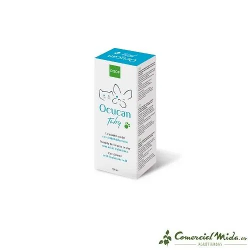 DISOP Ocucan Toby Nettoyant pour les Yeux 100 ml pour Chiens et Chats