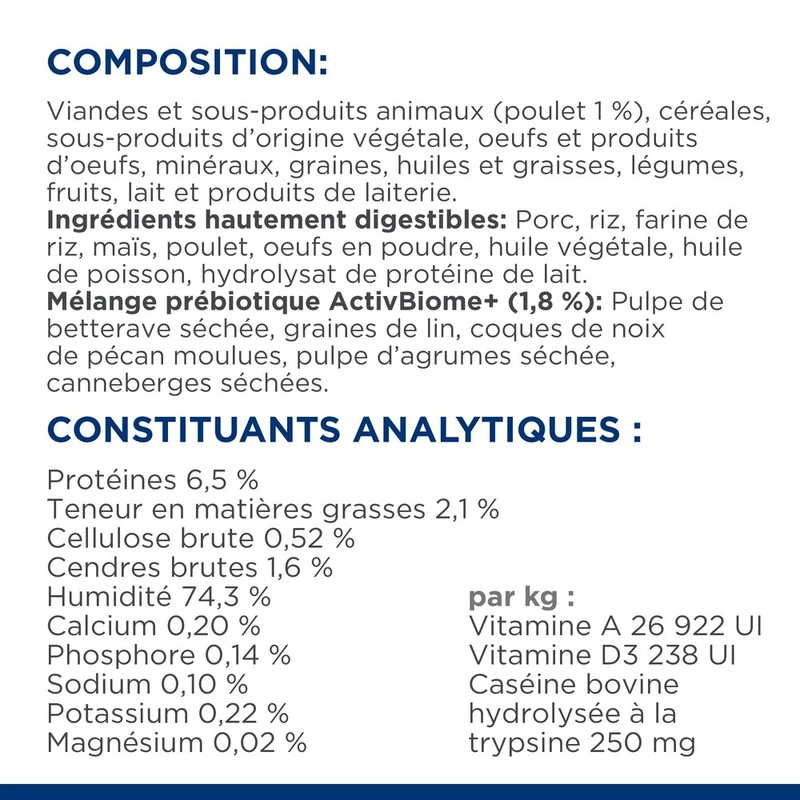 Hill's Prescription Diet i/d Digestive Care Stress Mini en terrine au poulet - pâtée chien