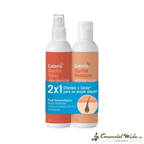 VETNOVA Cutania GlycOat pour l'hygiène des chiens, chats et chevaux