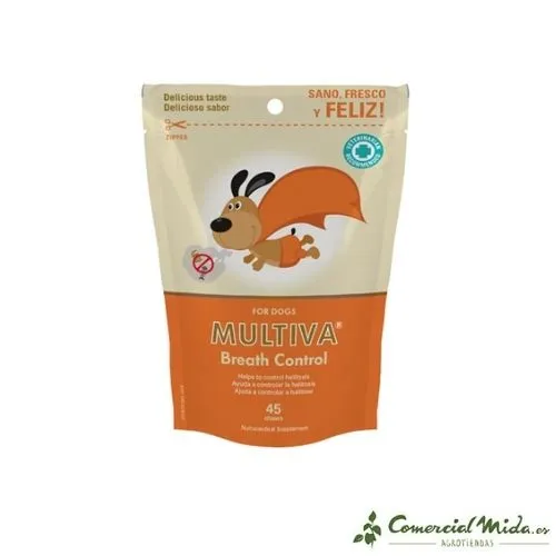 VETNOVA Multiva Breath Control Supplément 45 Chews pour Chiens