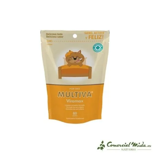 Complément alimentaire VETNOVA Multiva Viramax 60 à mâcher pour chat