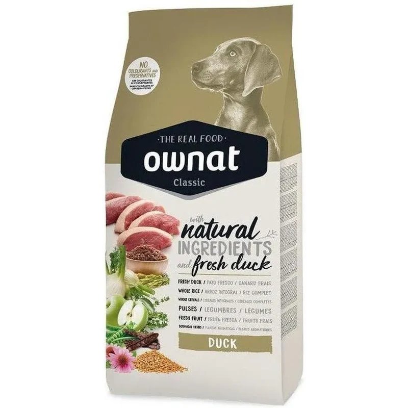 OWNAT Classic Duck Croquettes pour Chien Adulte Toutes Races