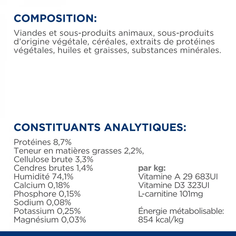 HILL’S Prescription Diet r/d Weight Loss en Boîtes – Pâtée pour chien