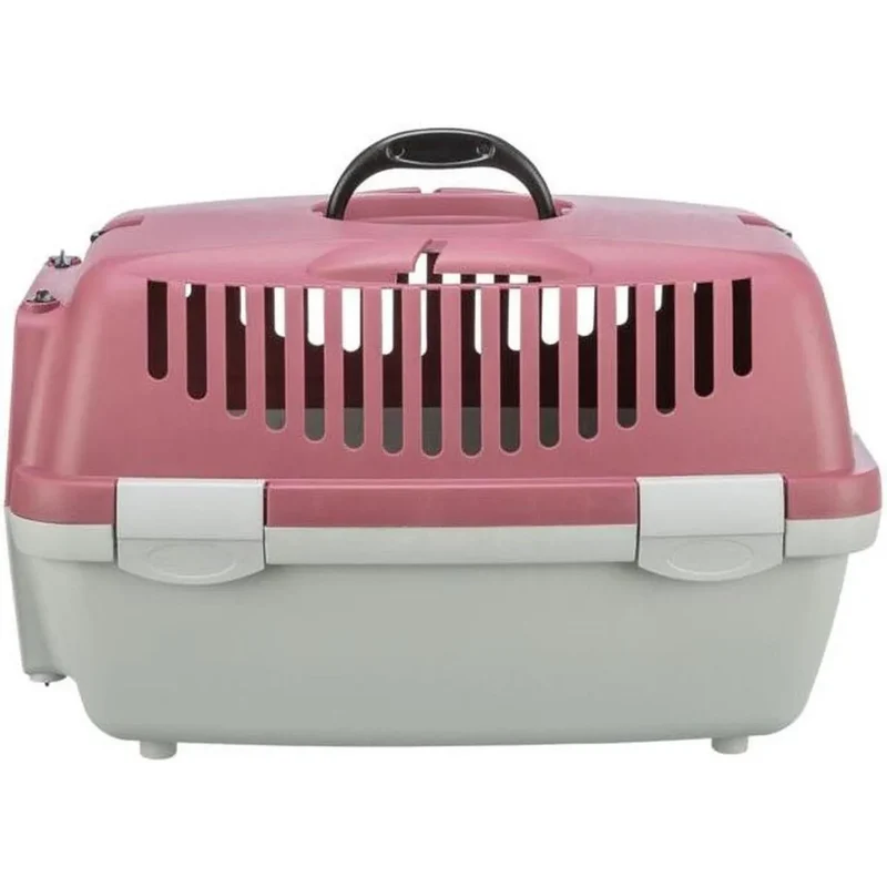 TRIXIE Box de transport Capri 1 XS 32 x 31 x 48 cm Gris clair/Vieux rose