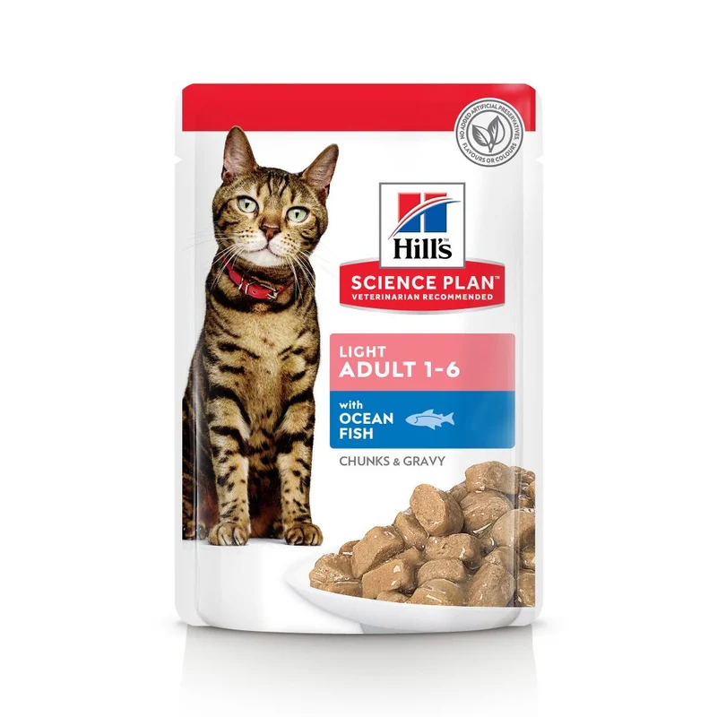 Hill's Science Plan Light Adult en sachets - pâtée chat