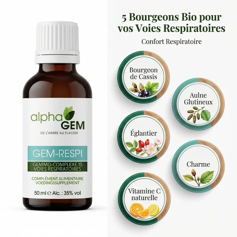Gem-Respi 15 Bio - 50 ml - Alphagem