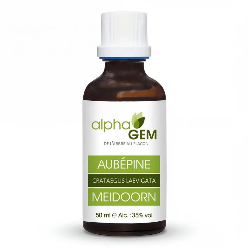 Macérat de bourgeons frais d'Aubépine Bio - 50 ml - Alphagem