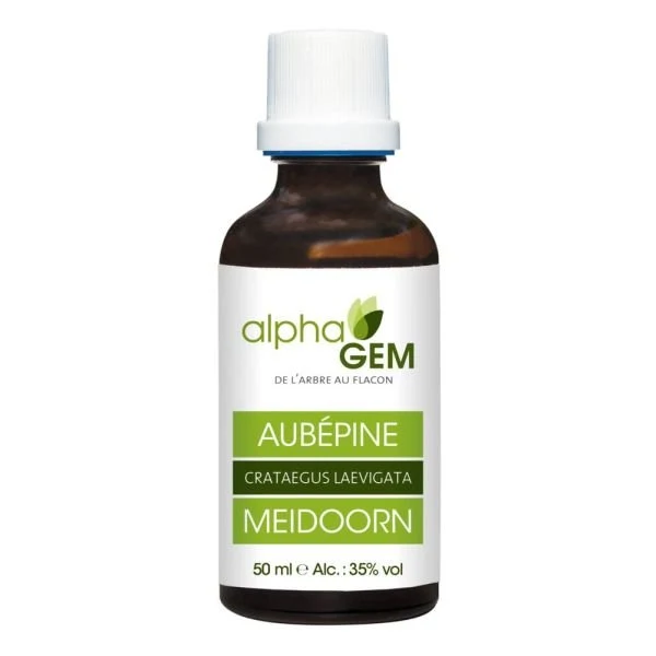 Macérat de bourgeons frais d'Aubépine Bio - 50 ml - Alphagem