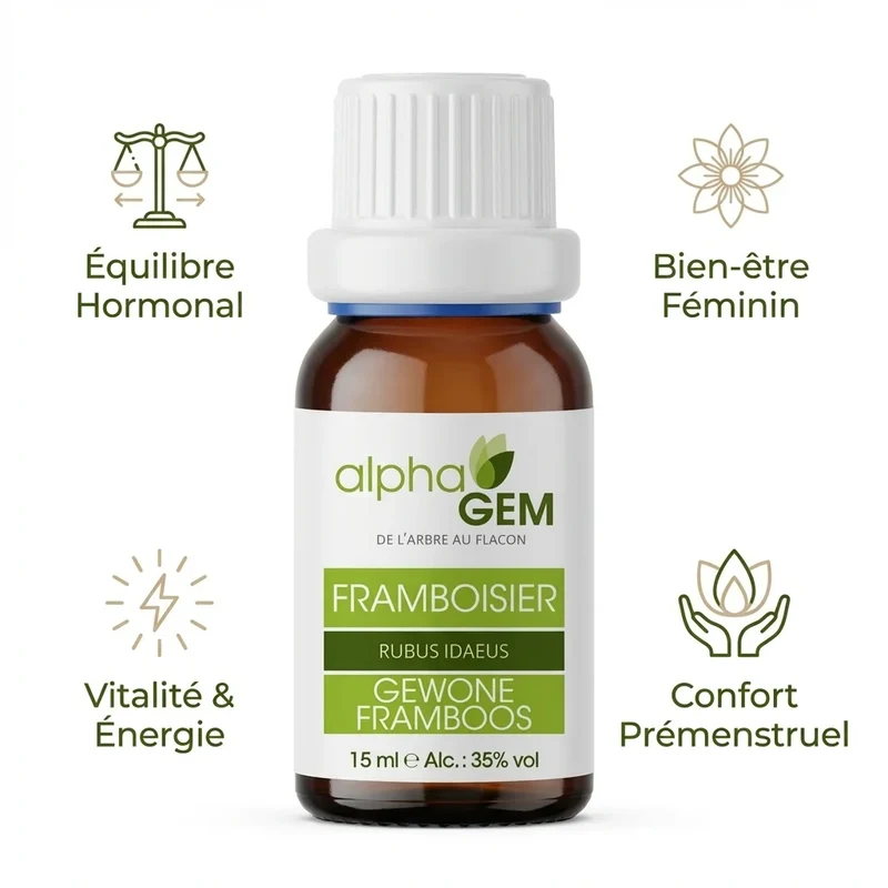 Macérat de bourgeon de Framboisier Bio - 15 ml - Alphagem