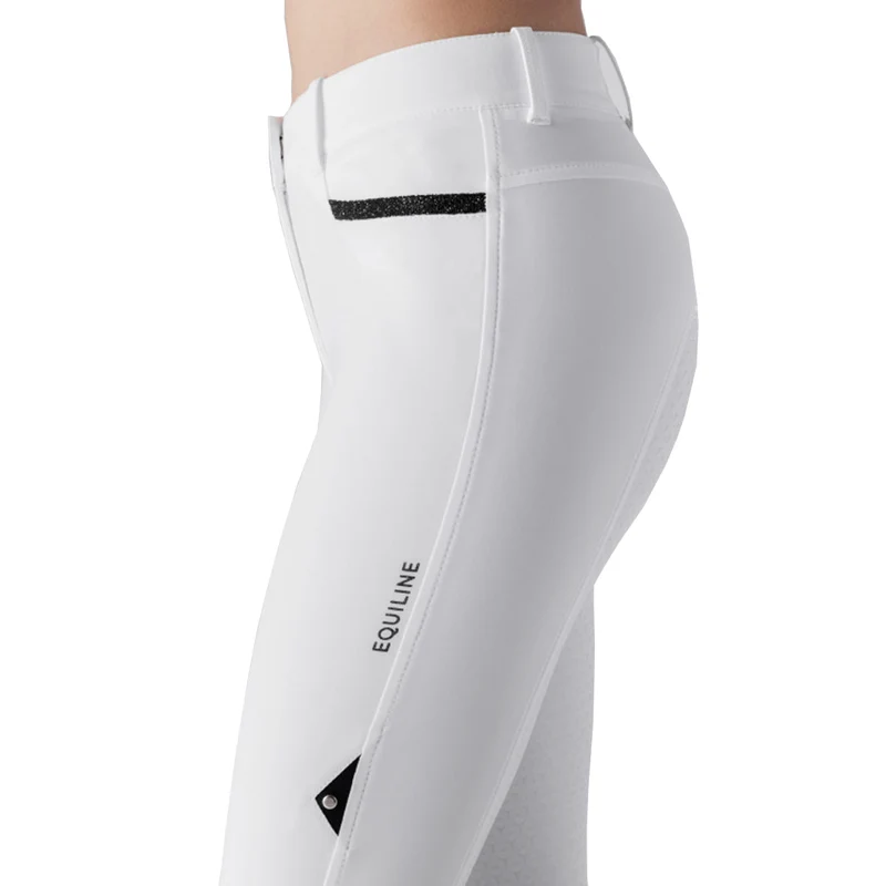 PANTALON FEMME PAILLETE GERZIKH BLANC | EQUILINE