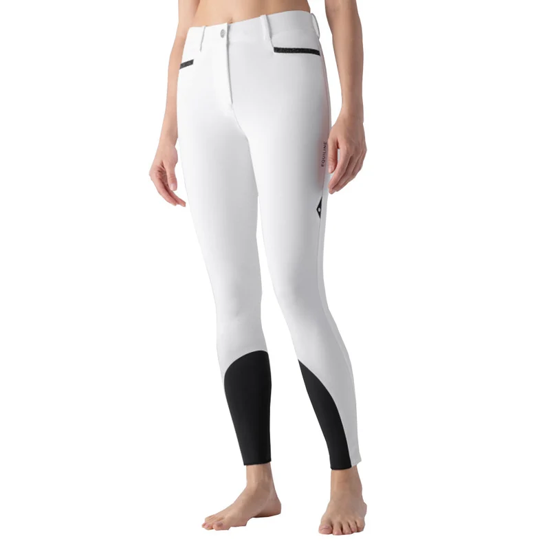 PANTALON FEMME PAILLETE GERZIKH BLANC | EQUILINE