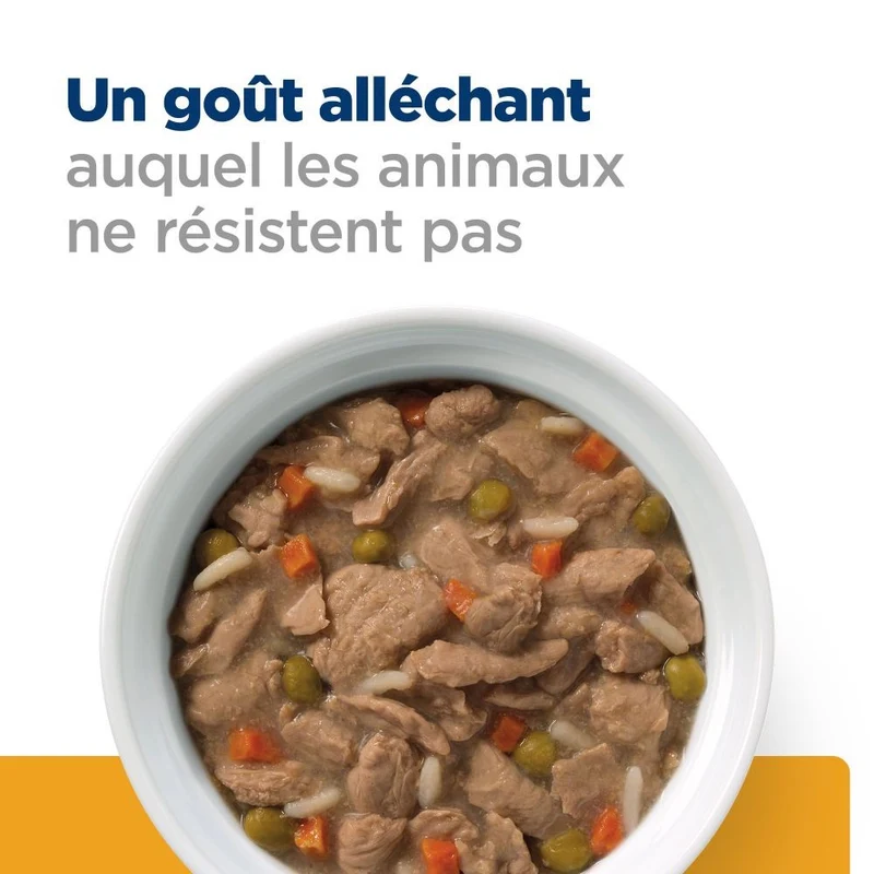 Hill's Prescription Diet c/d Urinary Multicare en mijotés au poulet - pâtée chien