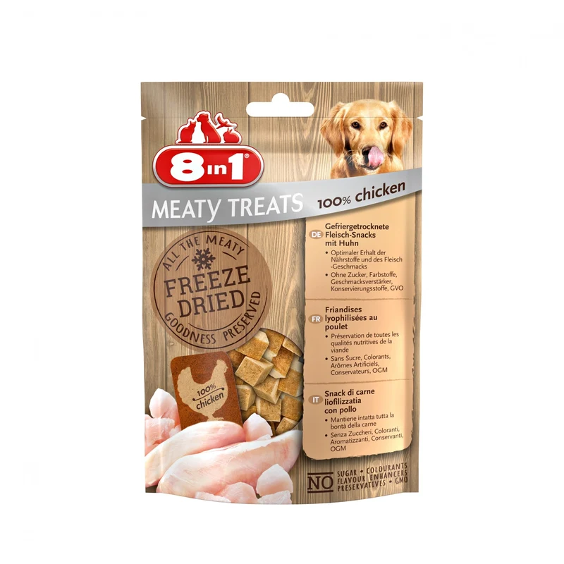 Friandises lyophilisées Meaty Treats chien