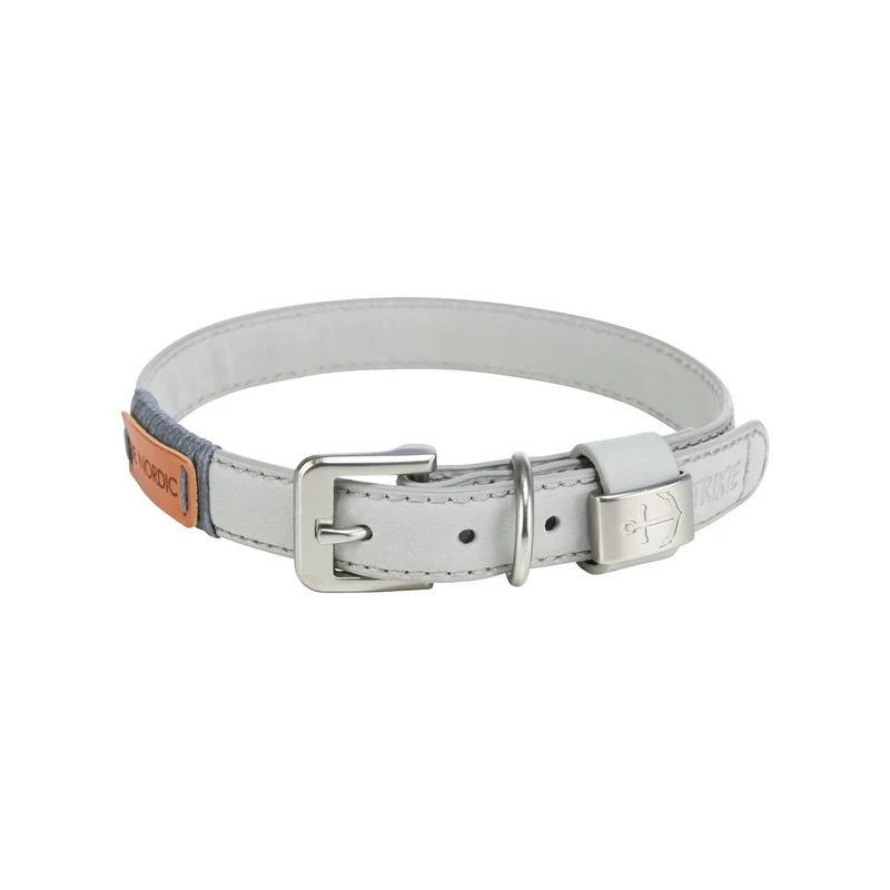 Collier en cuir Be Nordic gris chien