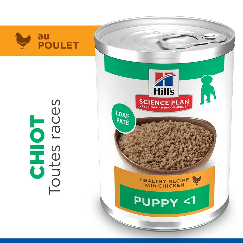 HILL'S Science Plan All Breed Puppy en Boîtes au Poulet - Pâtée pour chiot