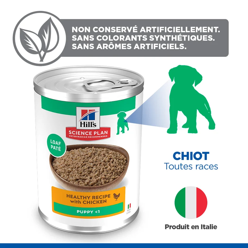 HILL'S Science Plan All Breed Puppy en Boîtes au Poulet - Pâtée pour chiot