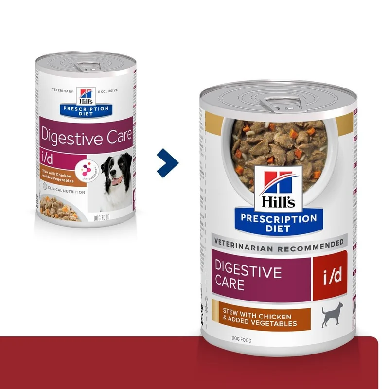 Hill's Prescription Diet i/d Digestive Care en mijotés au poulet - pâtée chien