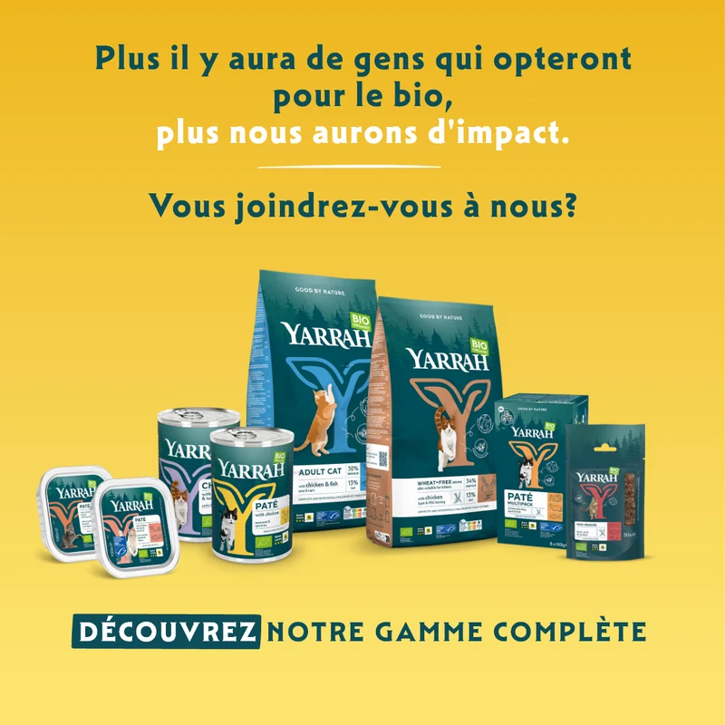 Yarrah multi-pack bio - pâtée chat