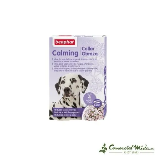 Collier Apaisant Naturel CALMING BEAPHAR 65cm pour Chien