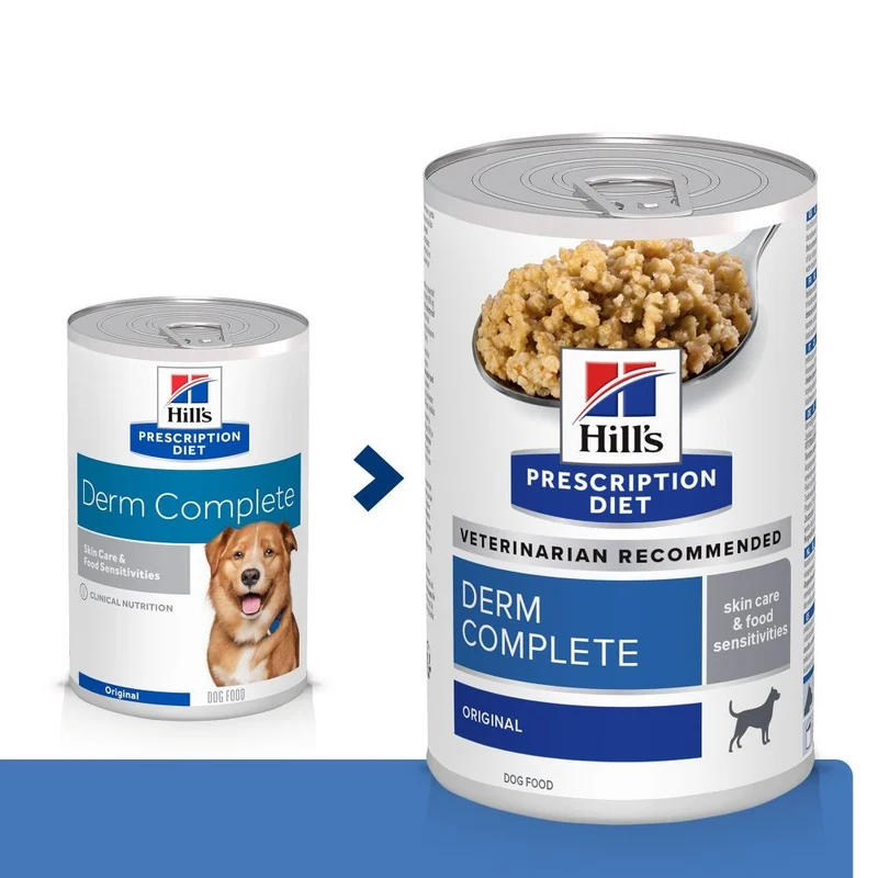 Hill's Prescription Diet Derm Complete en terrine - pâtée chien