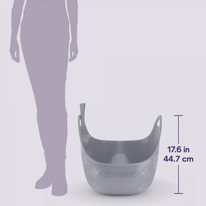 Bac à litière Litter Genie avec pelle - Gris