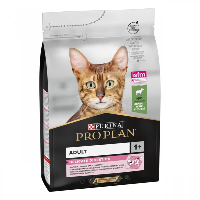 Pro Plan Delicate Digestion Adult à l'agneau - croquettes chat