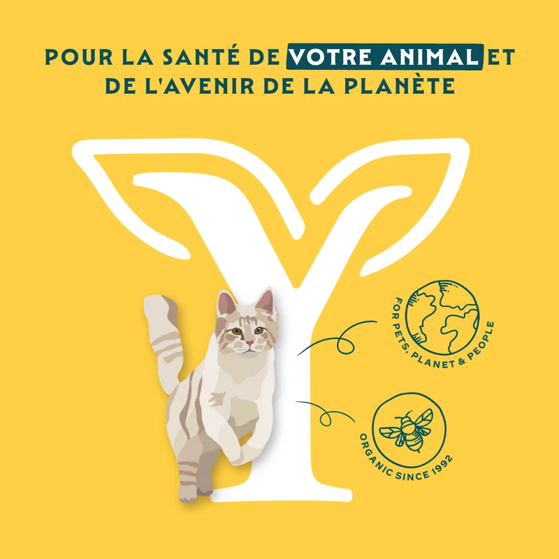 Yarrah bio sans céréales - pâtée chat