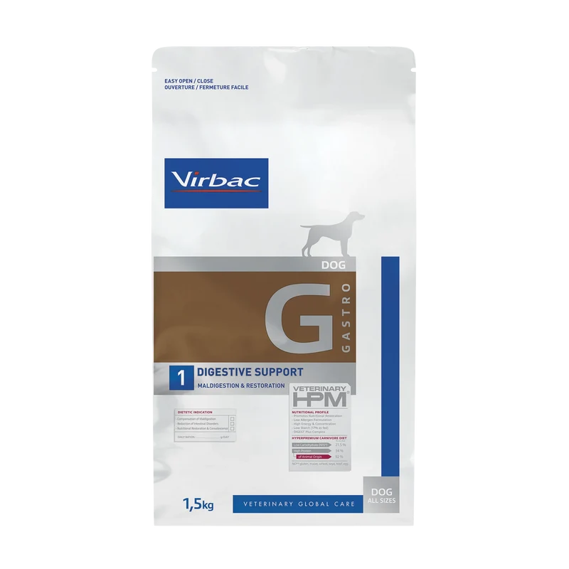 Virbac Veterinary HPM Diététique Gastro Digestive Support - croquettes chien