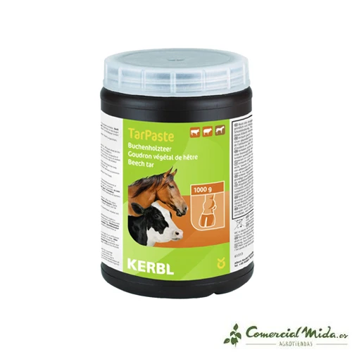 Tarpaste de goudron de hêtre 1 kg pour sabots de chevaux et d'animaux