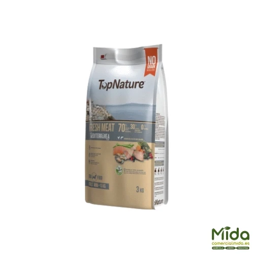 Je pense TOPNATURE MEDITERRANEAN RECIPE ADULT MINI pour Chiens