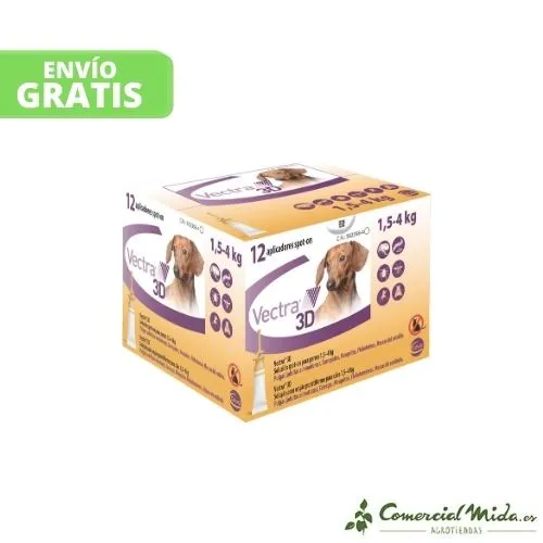 Pipettes antiparasitaires CEVA VECTRA 3D pour chiens