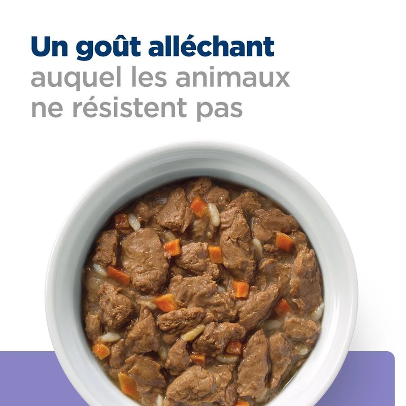 Hill's Prescription Diet i/d Digestive Care Low Fat en mijotés au poulet - pâtée chien