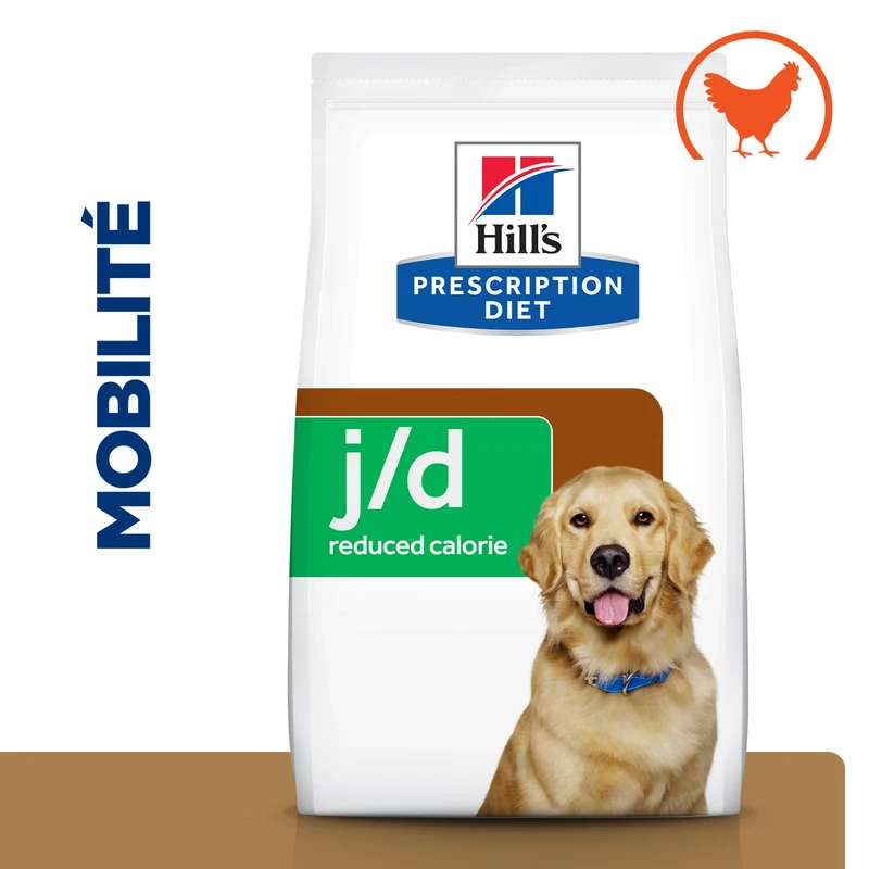 Hill's Prescription Diet j/d Mobility Reduced Calorie au poulet - croquettes chien