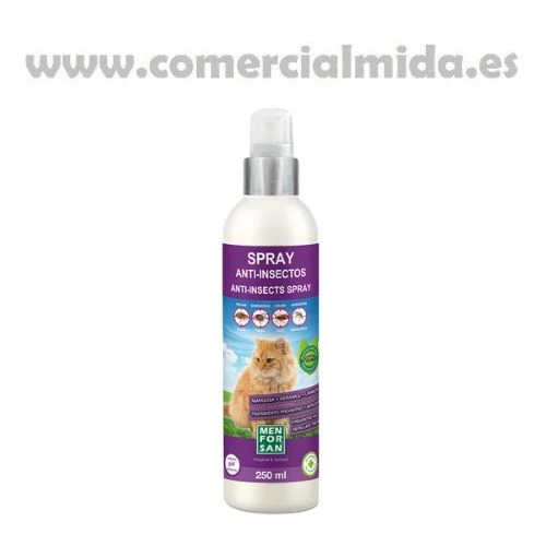 MENFORSAN Spray Anti-Insectes pour Chats 250 ml