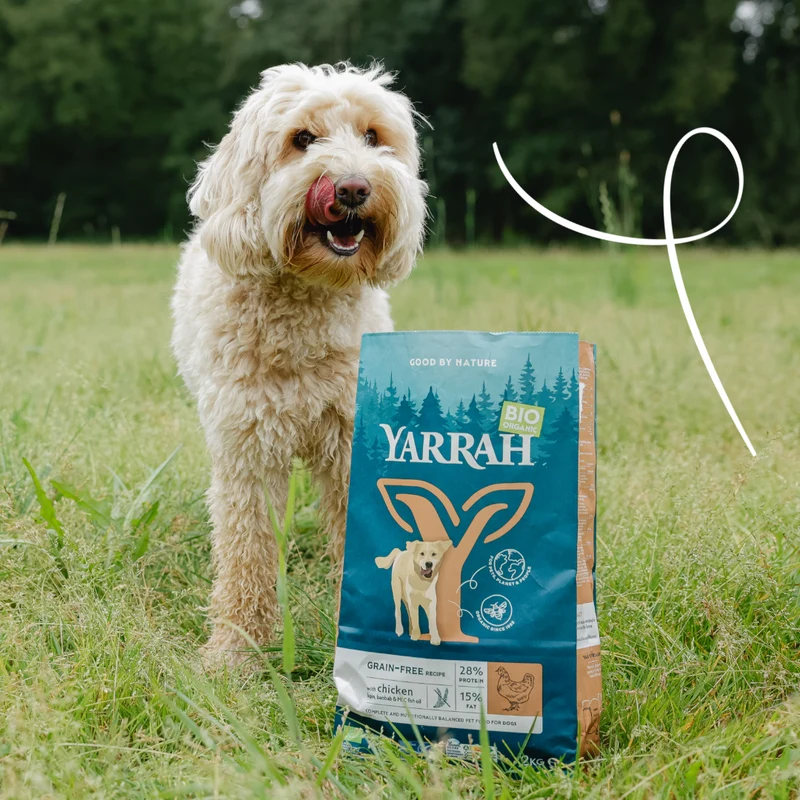 Yarrah croquettes bio sans céréales pour chien adulte