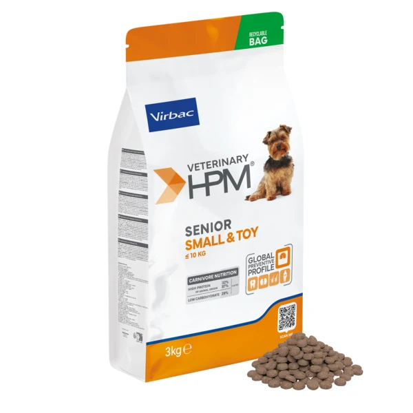 Virbac Veterinary HPM Physiologique Senior Small & Toy - croquettes chien