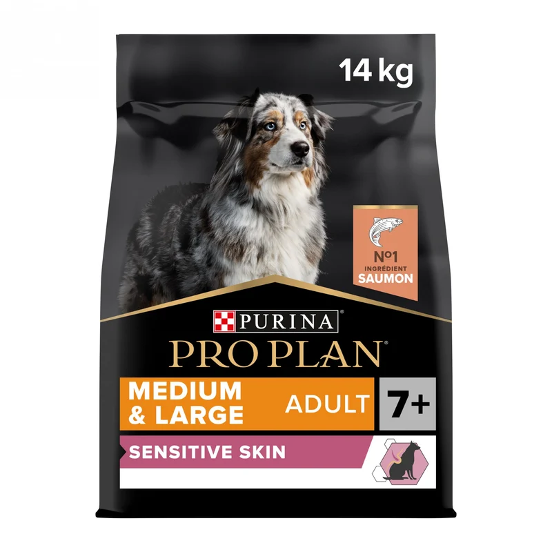 Pro Plan Sensitive Skin Medium & Large Adult au saumon - croquettes chien