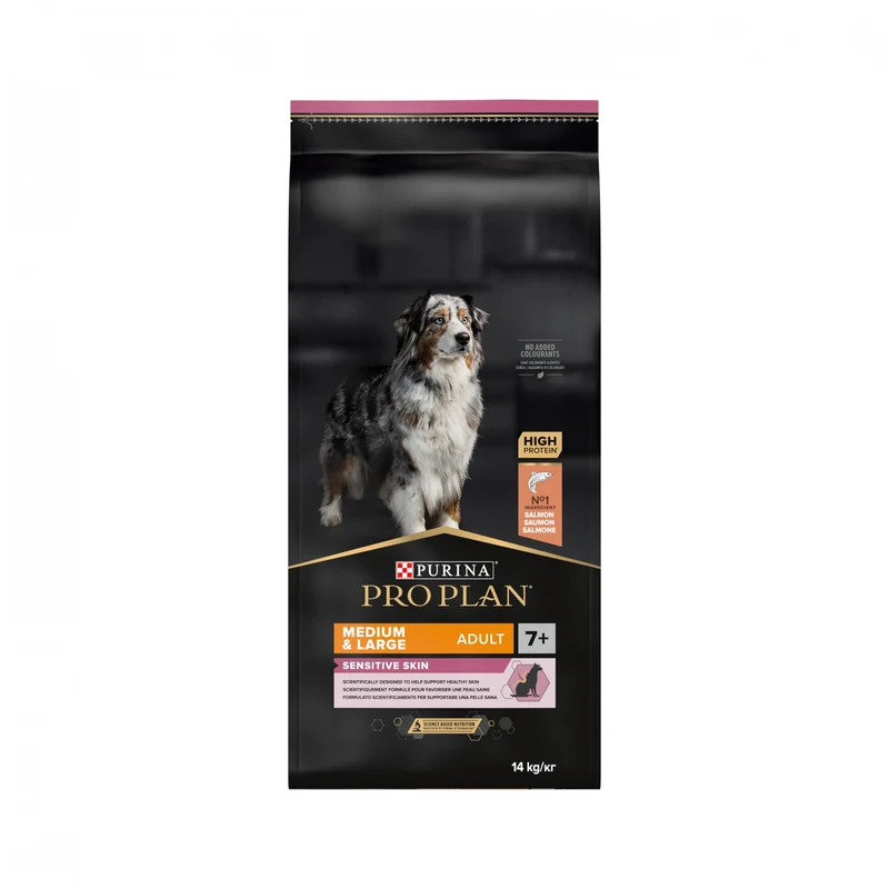 Pro Plan Sensitive Skin Medium & Large Adult au saumon - croquettes chien