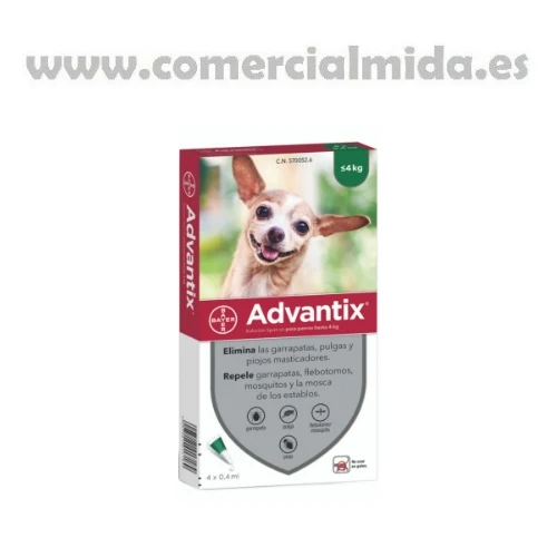 Advantix Pipettes Antiparasitaires pour Chiens (4x)