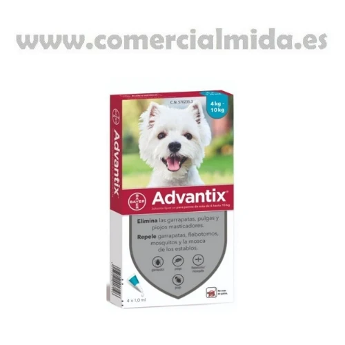Advantix Pipettes Antiparasitaires pour Chiens (4x)