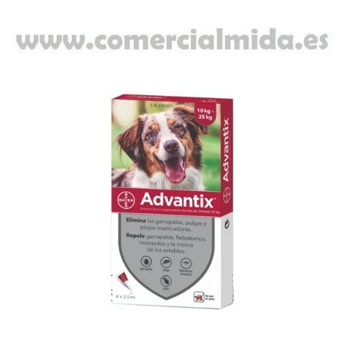 Advantix Pipettes Antiparasitaires pour Chiens (4x)