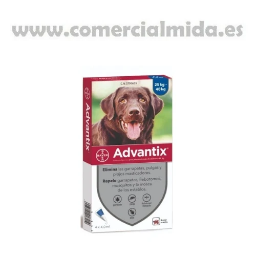 Advantix Pipettes Antiparasitaires pour Chiens (4x)