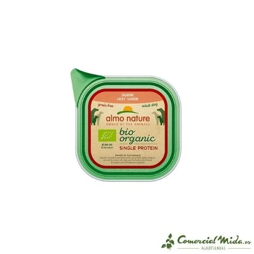 ALMO NATURE BIO ORGANIC Nourriture humide monoprotéinée pour chiens 150gr (différentes saveurs)