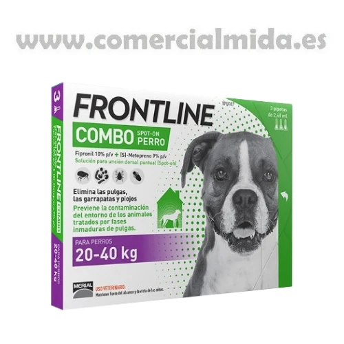 FRONTLINE COMBO, Pipettes Antiparasitaires Pour Grands Chiens (20 à 40 kg)