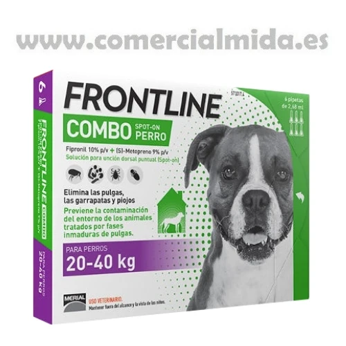 FRONTLINE COMBO, Pipettes Antiparasitaires Pour Grands Chiens (20 à 40 kg)