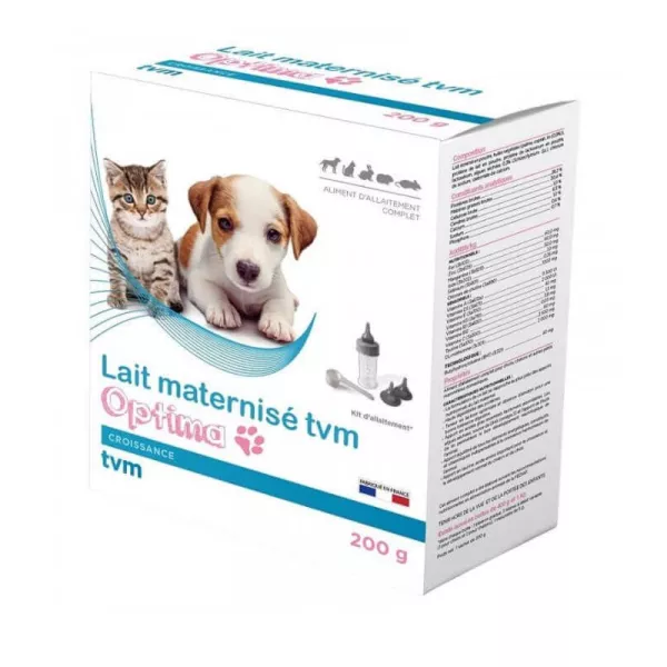 Lait maternisé Optima - chiot, chaton, rongeur