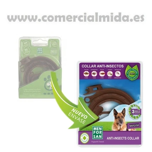 Collier antiparasitaire naturel pour chien MENFORSAN
