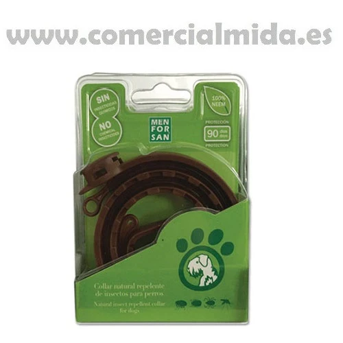 Collier antiparasitaire naturel pour chien MENFORSAN