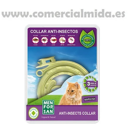 Collier antiparasitaire naturel pour chats MENFORSAN