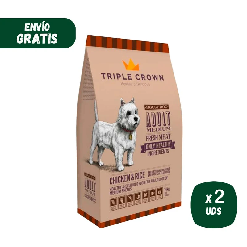 Je pense que TRIPLE CROWN HOUSY DOG pour les chiens adultes